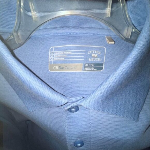 Cutter & Buck Long-Sleeve Blue Shirt, XL, Like New! - Picture 9 of 10